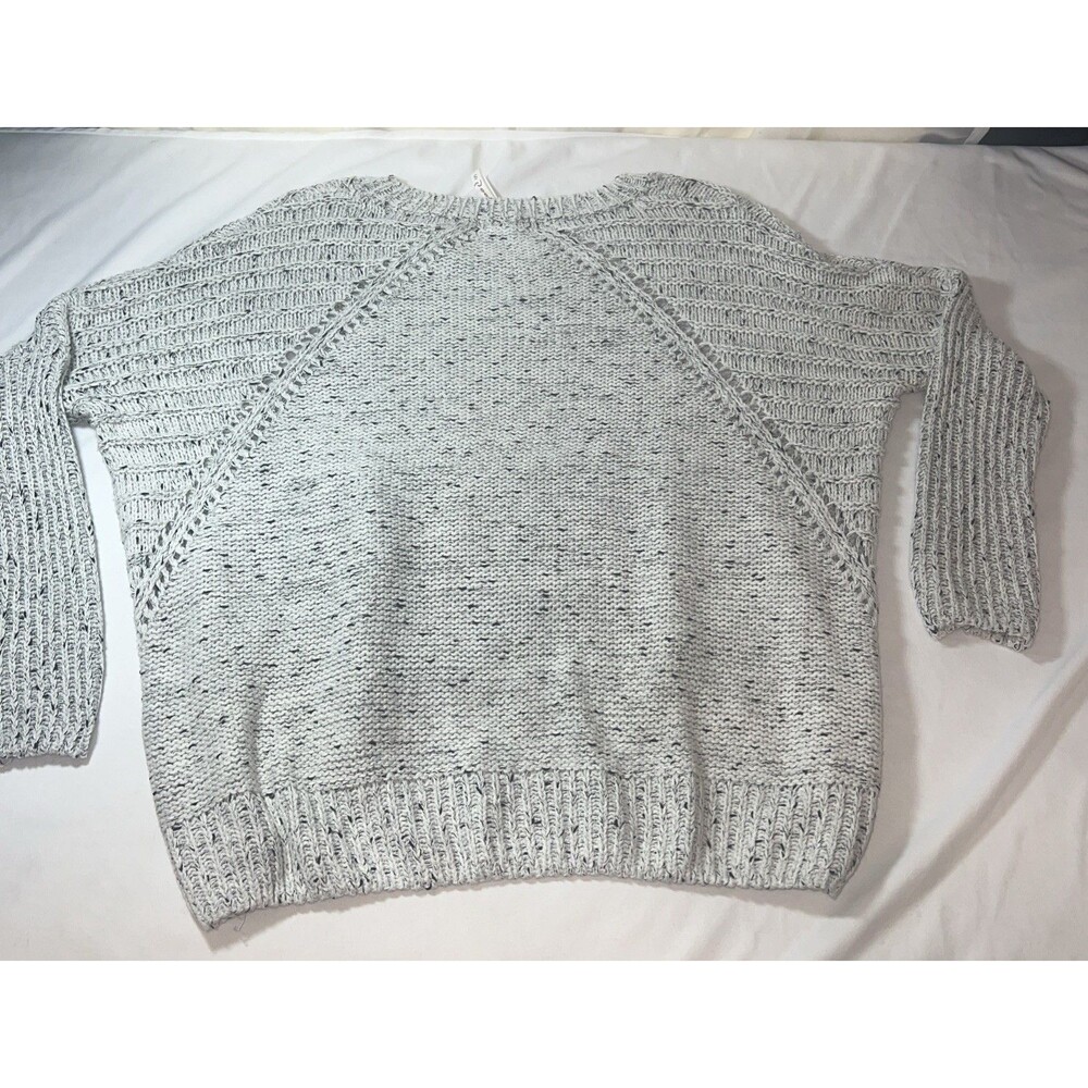 Poof! Cable Knit Black And White Sweater Size Small - Picture 5 of 5